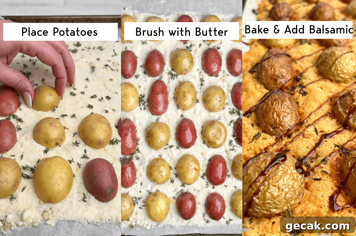 how to bake the viral parmesan crusted potatoes