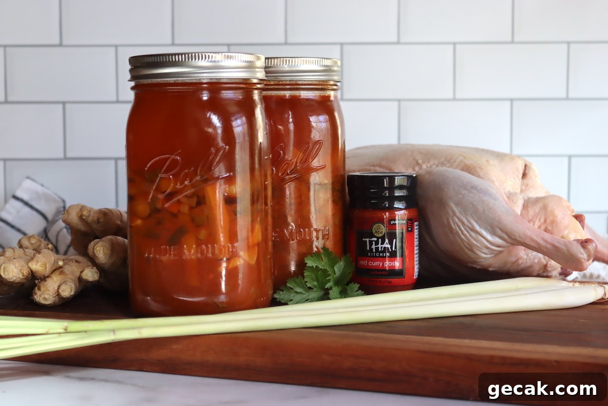 Canning Thai Red Curry Duck