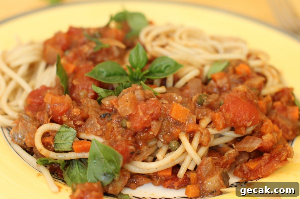 tomato pasta sauce with sardines and capers