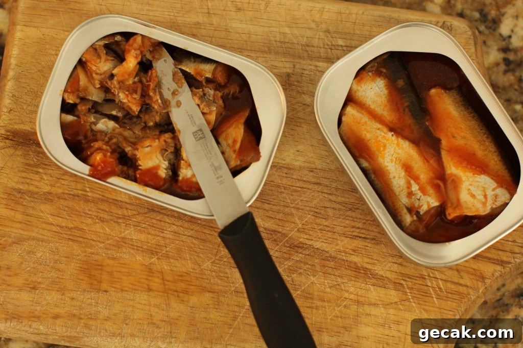 sardines in the can