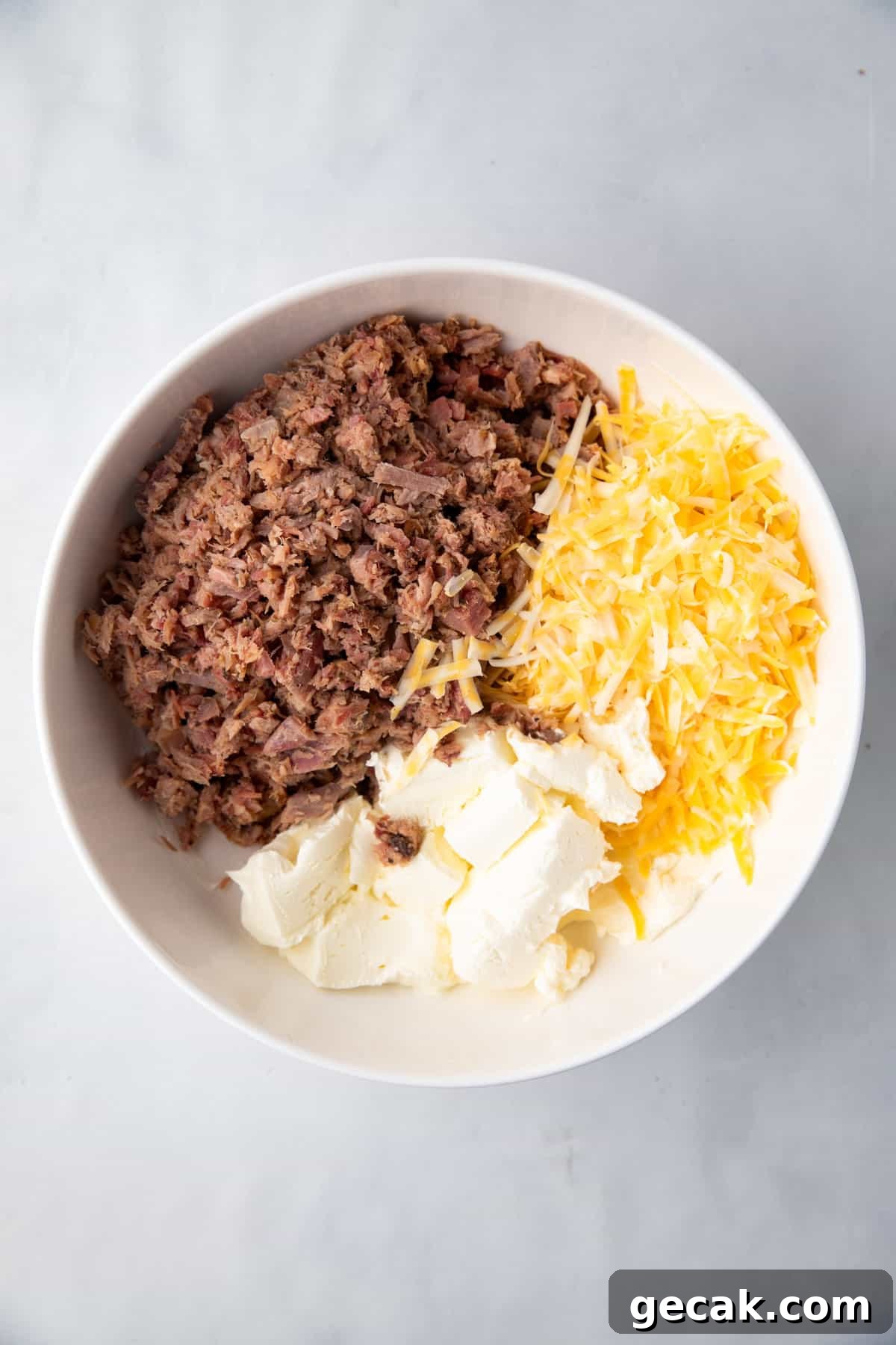 Filling ingredients for Texas Twinkies in mixing bowl