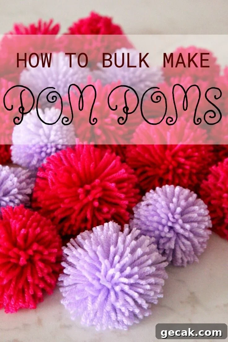 make your own rug with pom poms