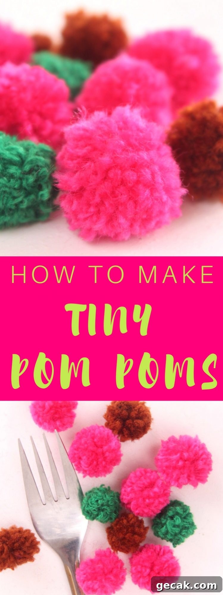 Small pom poms