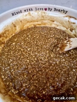 A bowl full of Parkin batter 