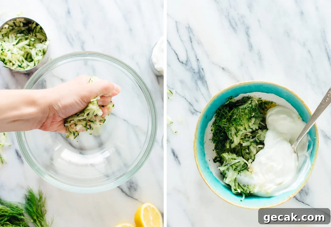 how to drain cucumber