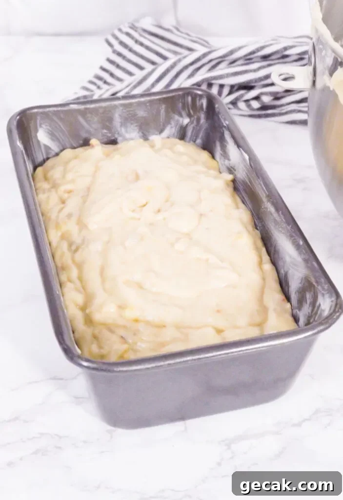banana bread batter