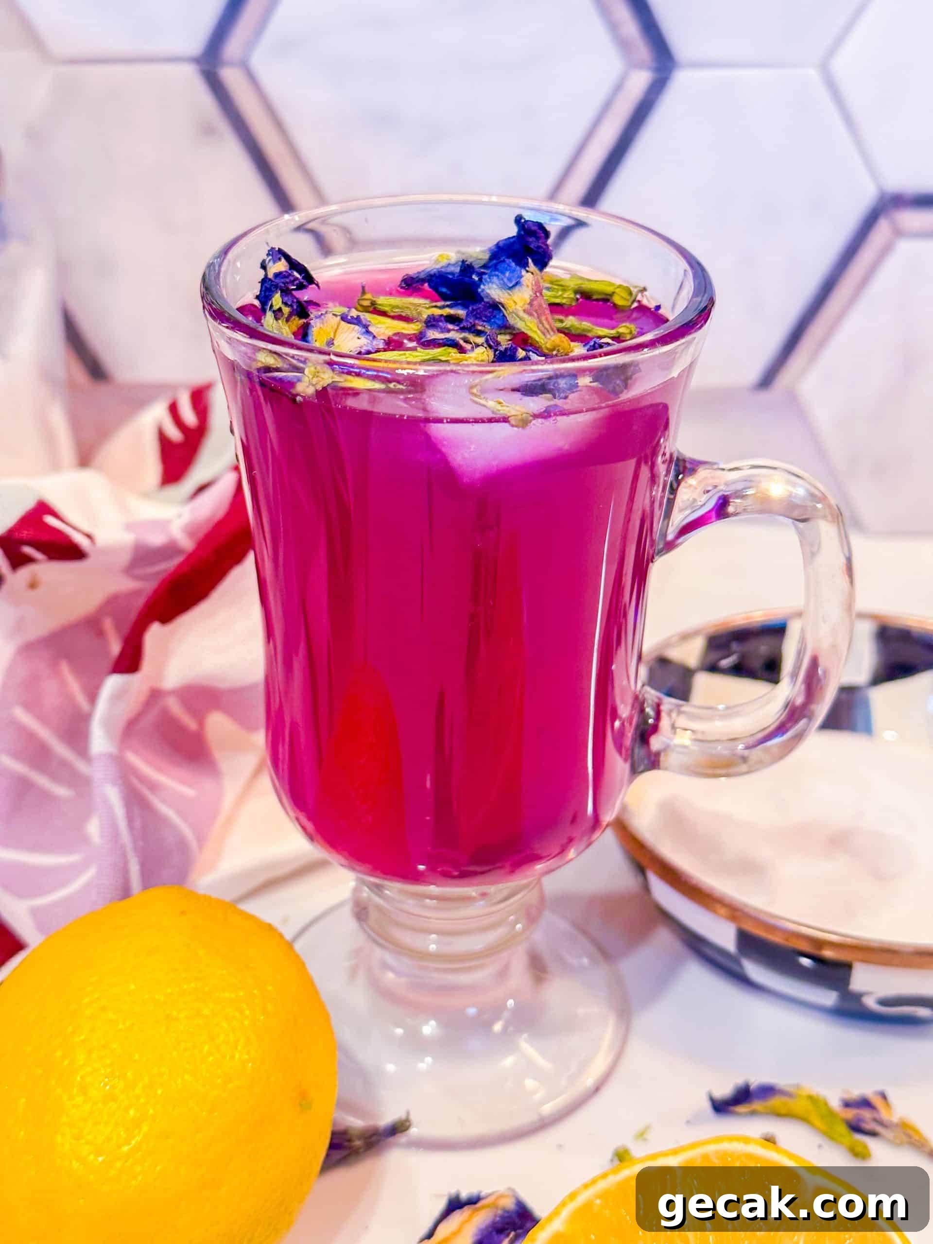 Wakanda Forever Vibranium Drink - Black Panther Heart-Shaped Herb Drink