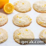 Low carb keto lemon cream cheese cookies with lemon icing