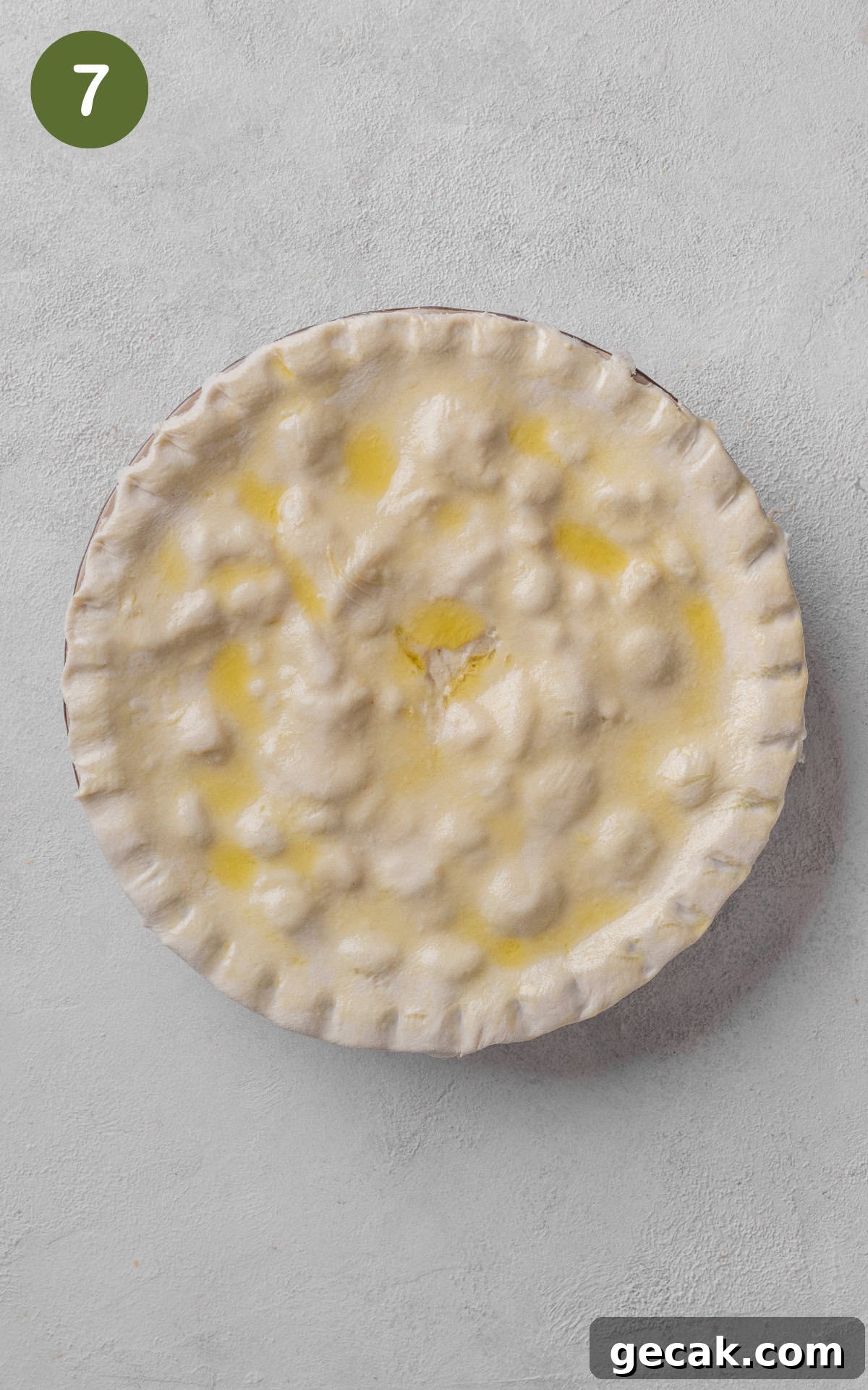 Creamy Chicken & Mushroom Pie Recipe for Home Baking 10 chicken and mushroom pie with puff pastry.