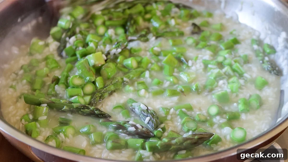 keep stirring the risotto