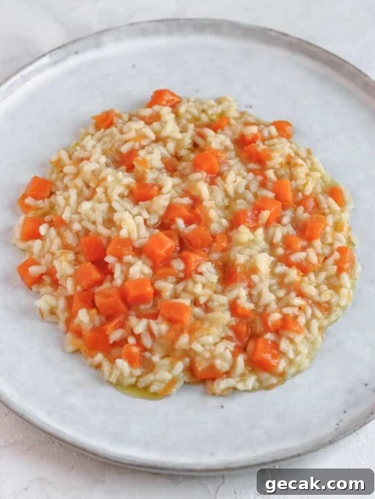vegan pumpkin risotto