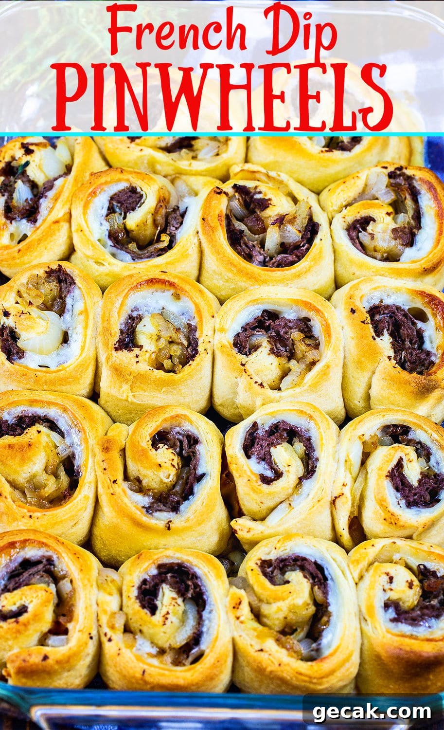French Dip Pinwheels Recipe — Savory Roast Beef Appetizer 7 img 32638 7