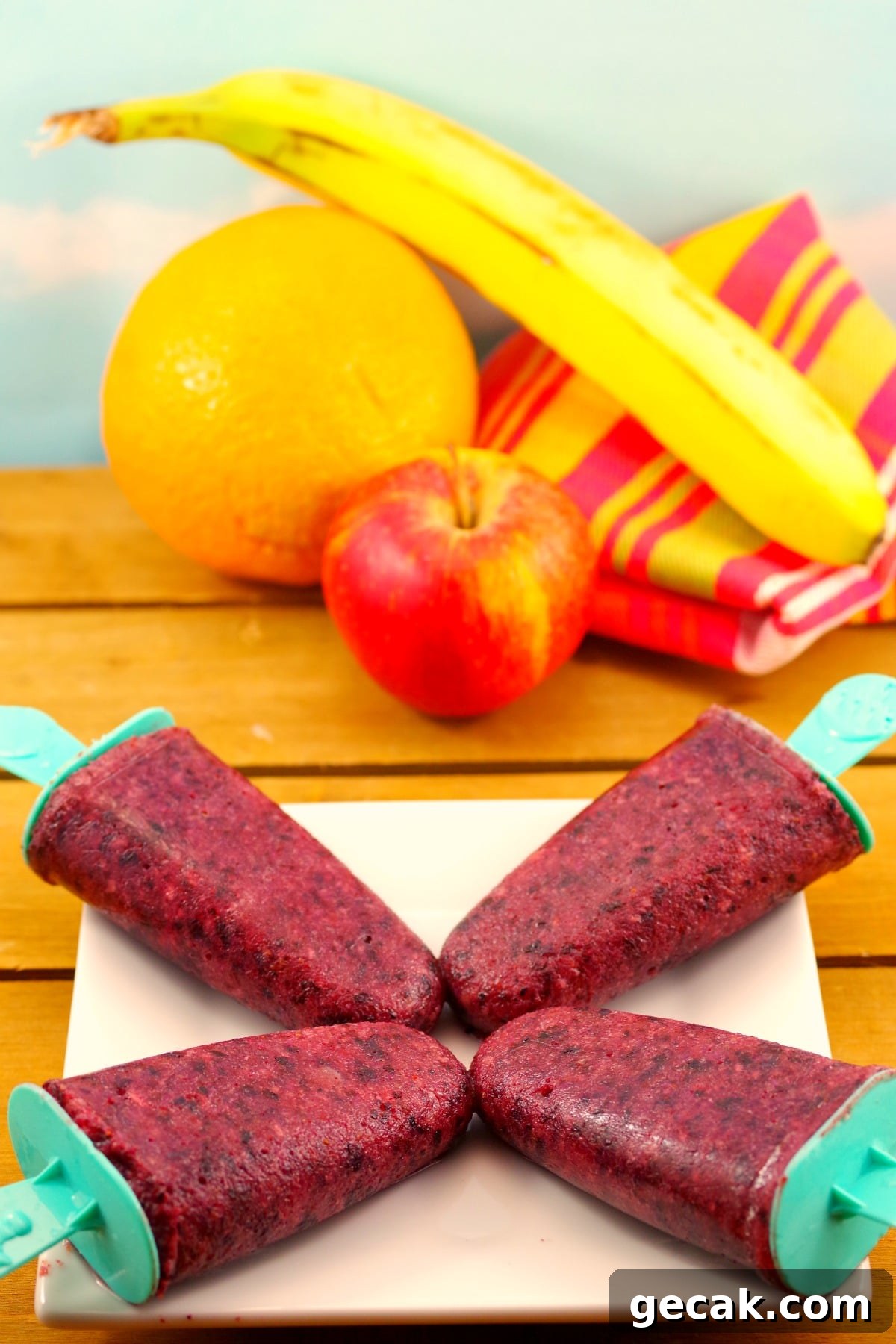 Pure Fruit Popsicles | Sugar-free Zero Food Waste - foodmeanderings.com
