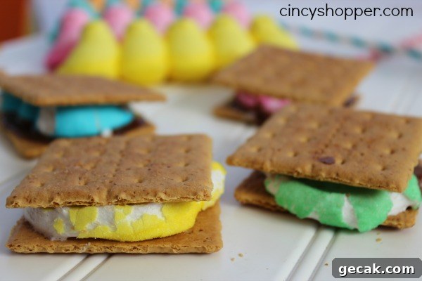 Peeps Smores for Easter