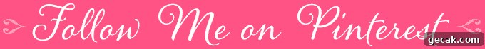 pink rectangle with words follow me on Pinterest