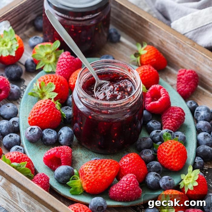 Easy Instant Pot Mixed Berry Jam