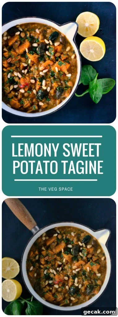 Lemony Sweet Potato Tagine