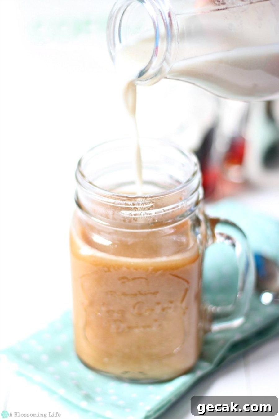 Homemade Coffee Creamer With Dairy Free Option