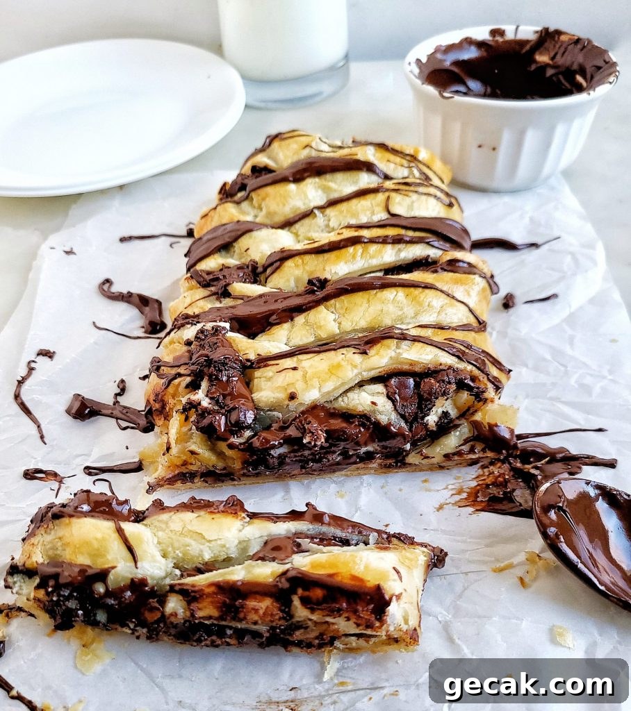 Chocolate Cream Cheese Danish