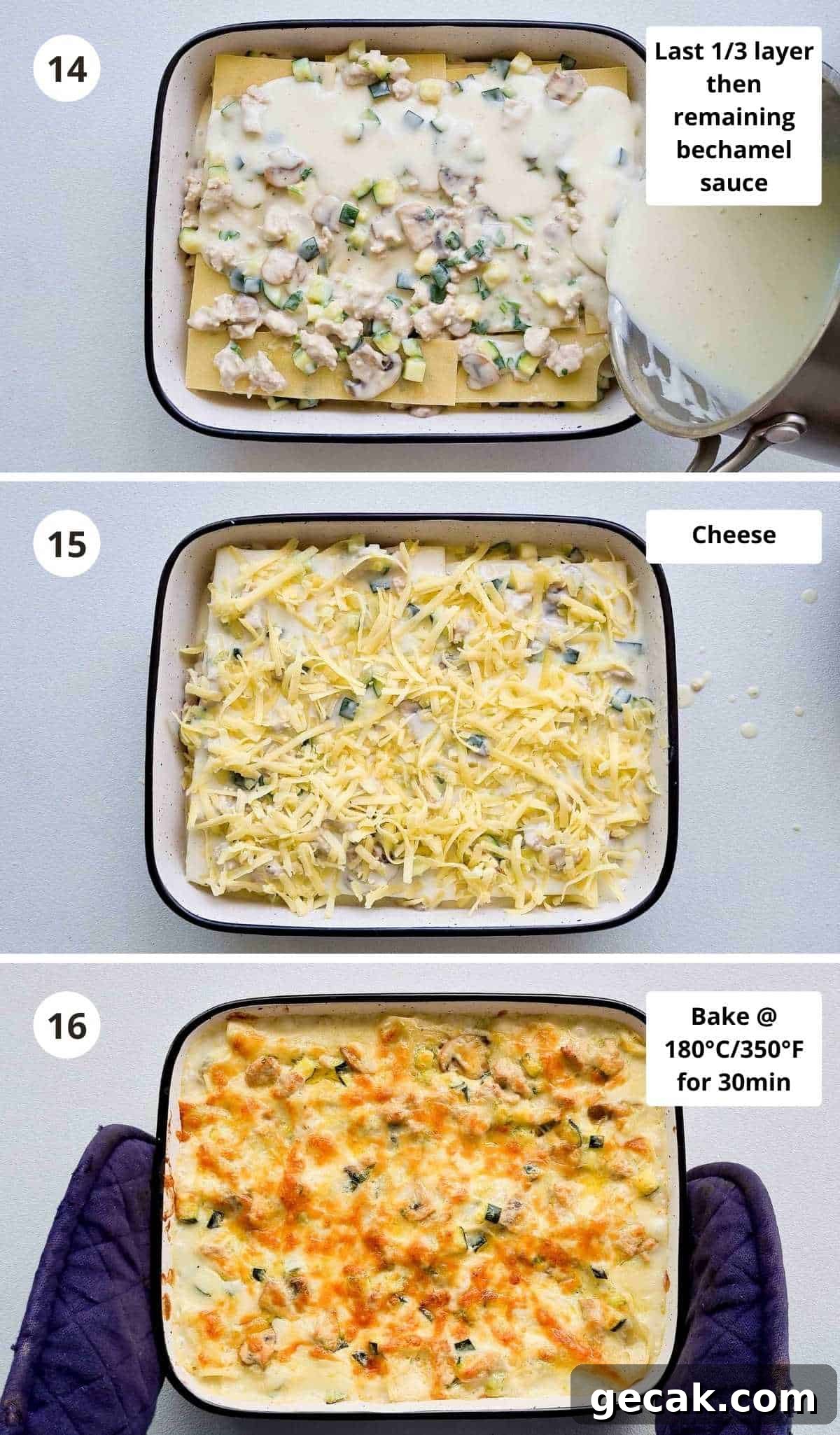 Cooking instructions step by step collage part 6