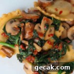 Mushroom Ravioli