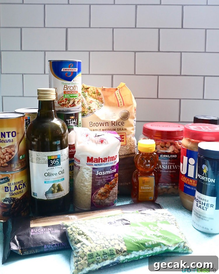 Non-Perishable Food Pantry List