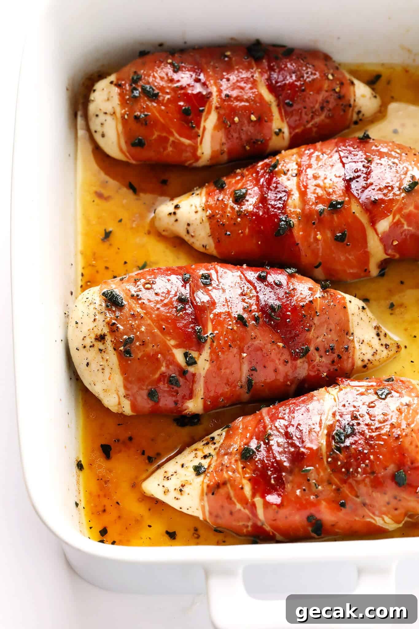 Prosciutto-Wrapped Baked Chicken Recipe