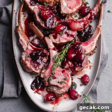 rack of lamb on a plate