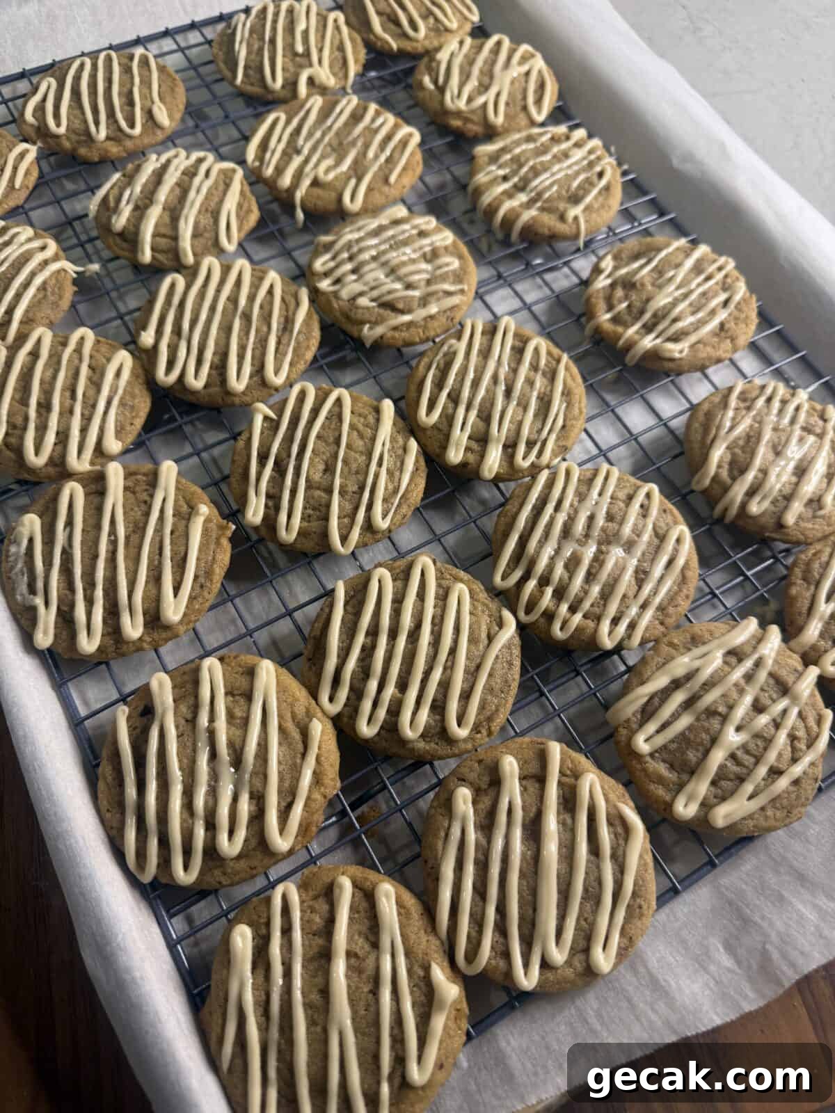 Cookies on a tray