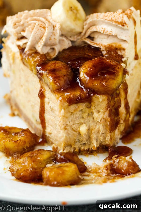 Bananas Foster Cheesecake