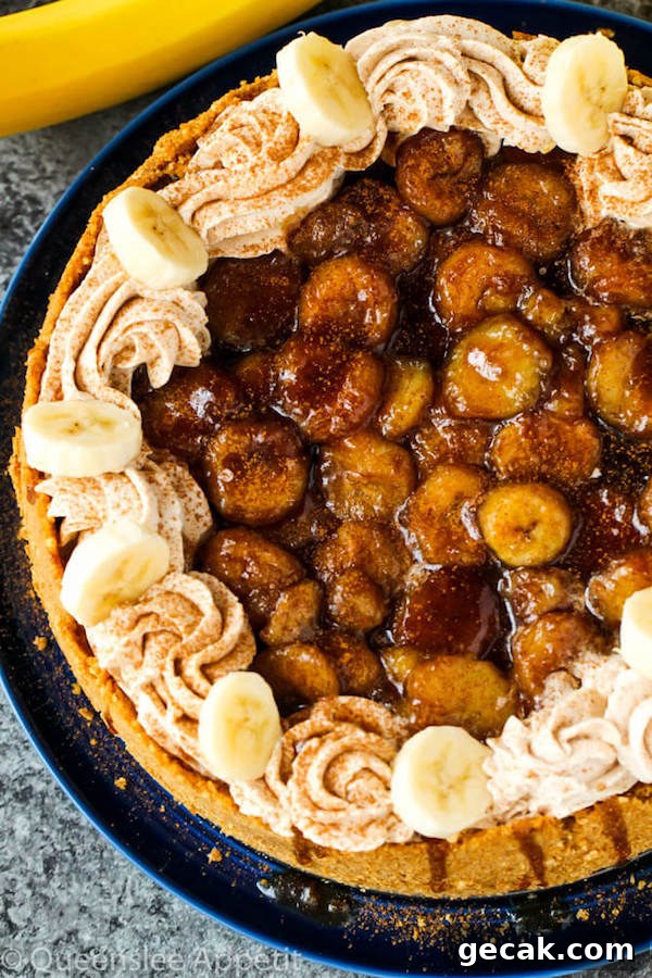 Bananas Foster Cheesecake
