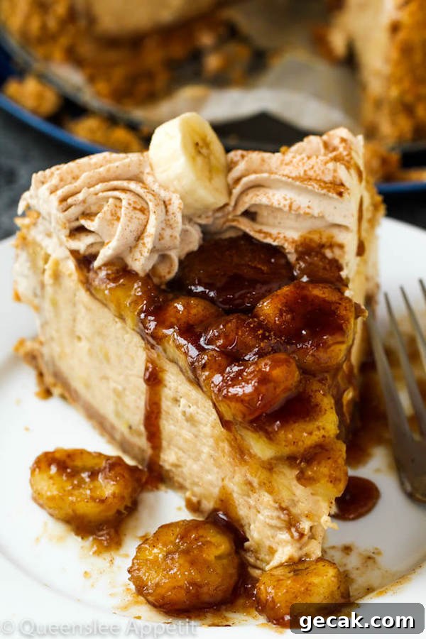 Bananas Foster Cheesecake