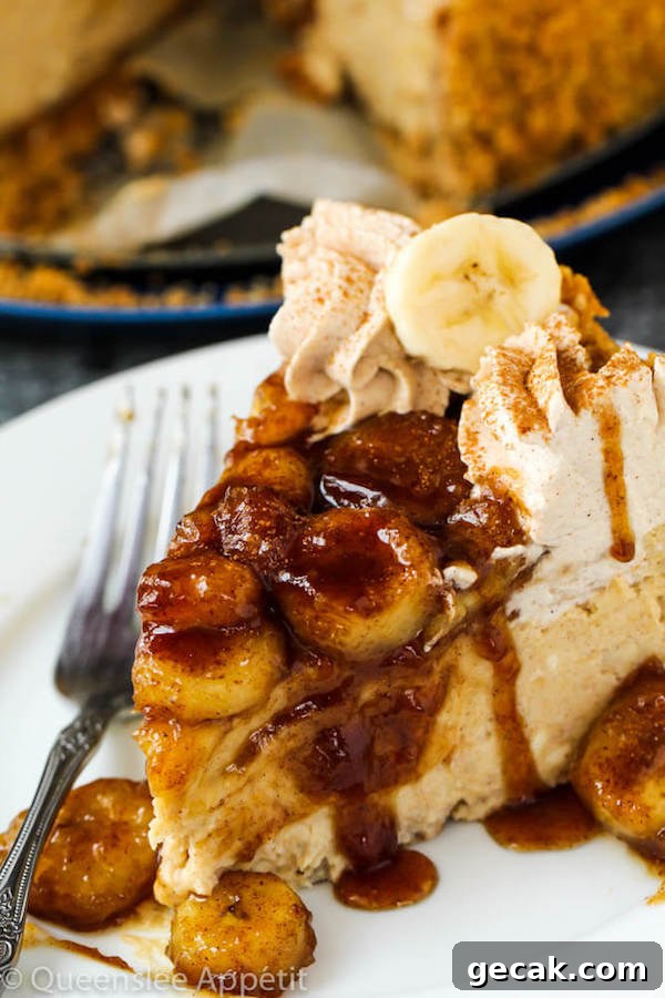 Bananas Foster Cheesecake