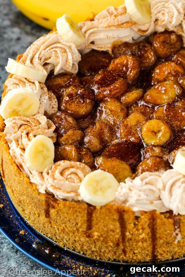 Bananas Foster Cheesecake