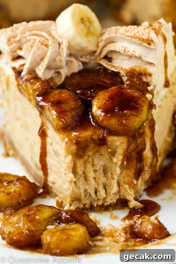 Bananas Foster Cheesecake