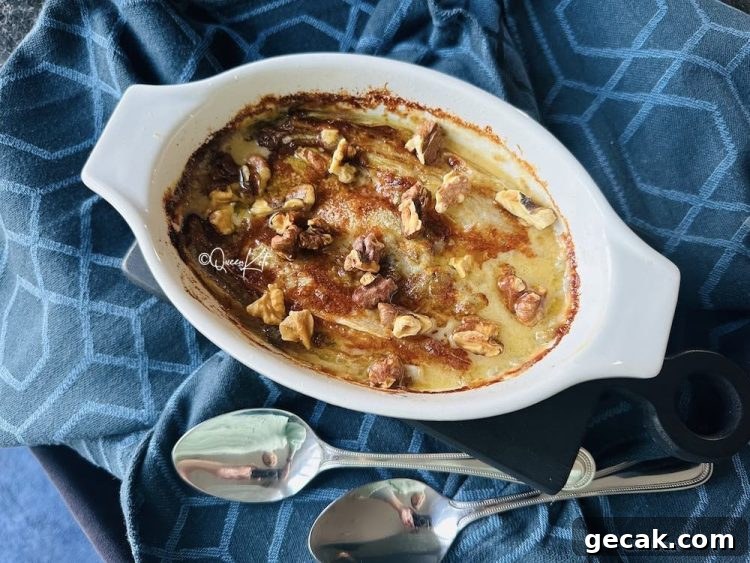 Chicory Gratin with Gorgonzola and Walnuts