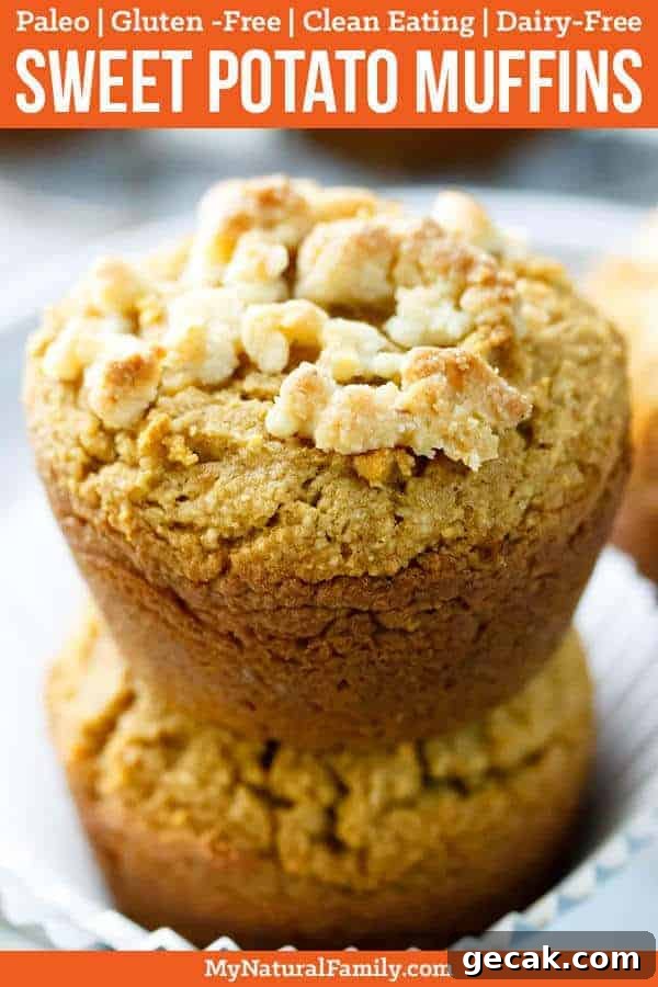 Paleo Sweet Potato Muffins Recipe {Gluten-Free, Clean Eating, Dairy-Free}