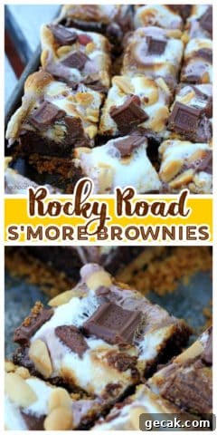 Rocky Road S'more Brownies