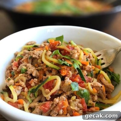 zucchini noodle turkey marinara recipe