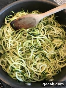 cook zucchini noodles
