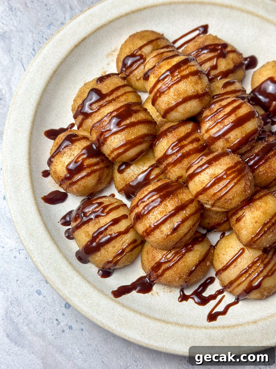 air fryer donut bites