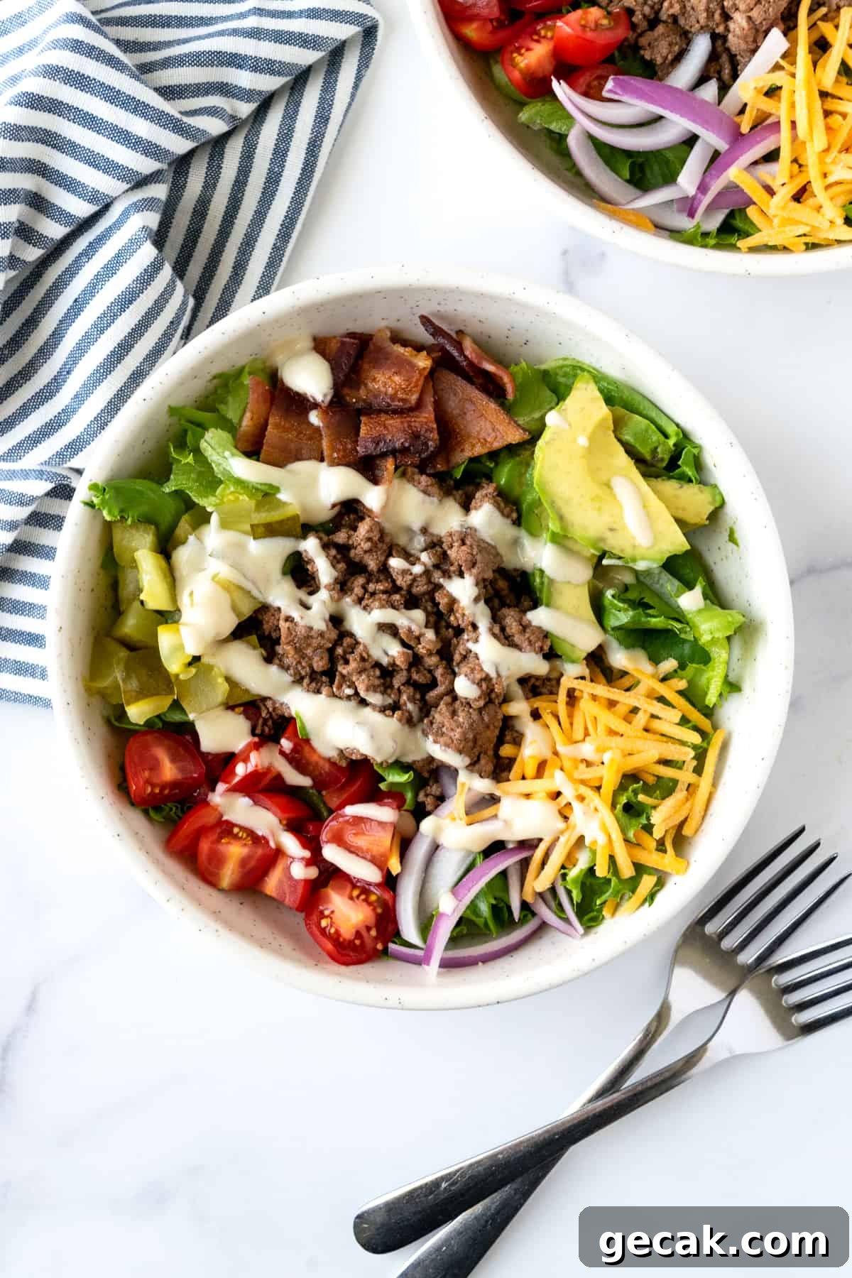 Cheeseburger Salad.