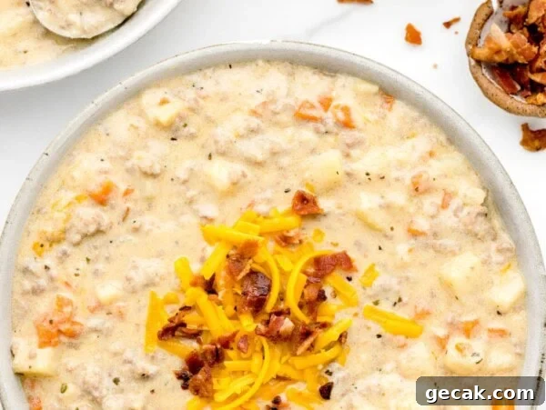 Cheeseburger Soup