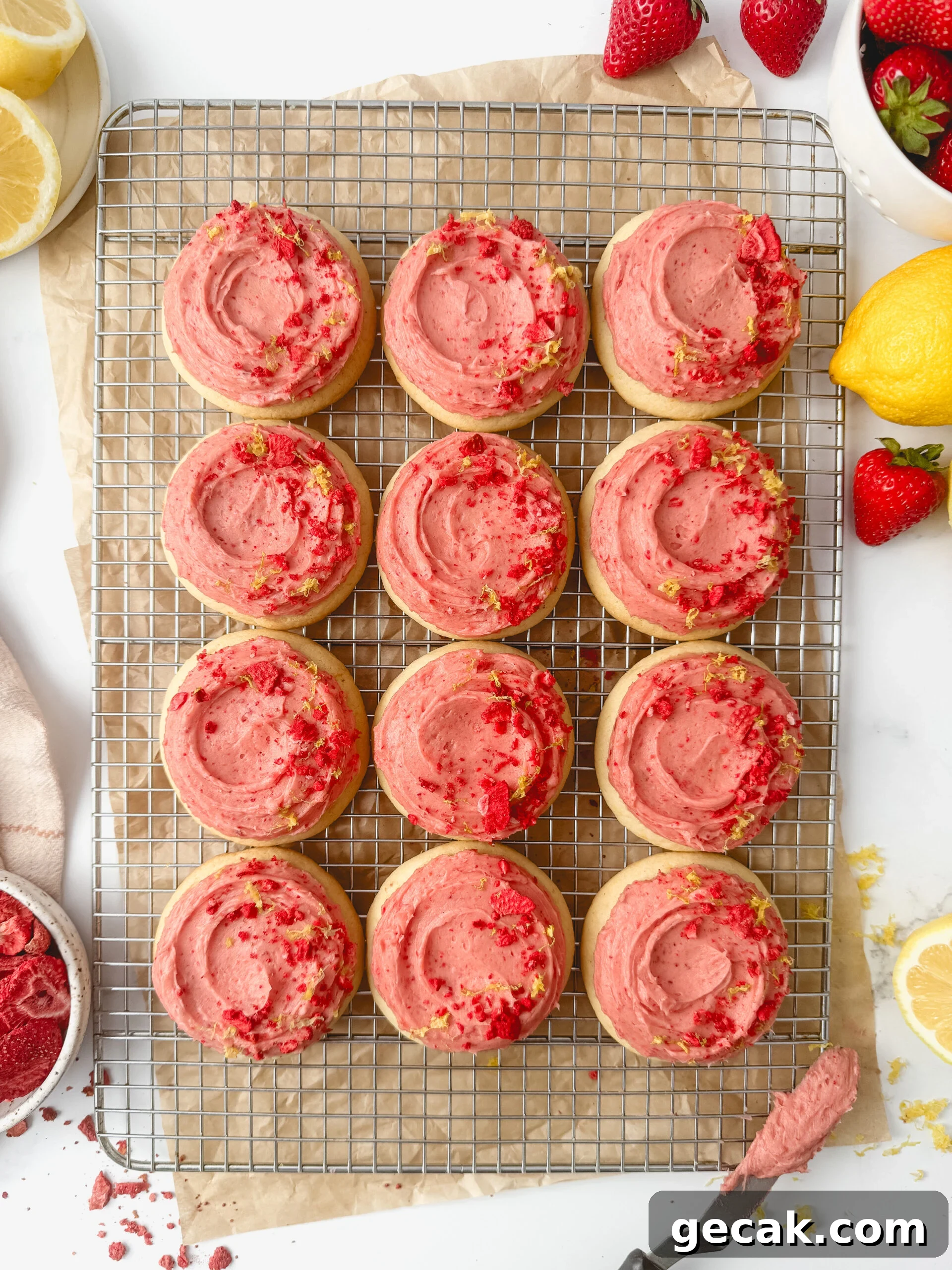 Strawberry Lemonade Sugar Cookies Recipe 6 img 84203 5