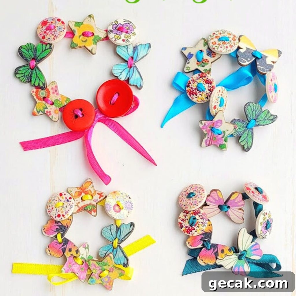16 Creative Button Craft Ideas for Endless DIY Fun 14 Button Bracelet