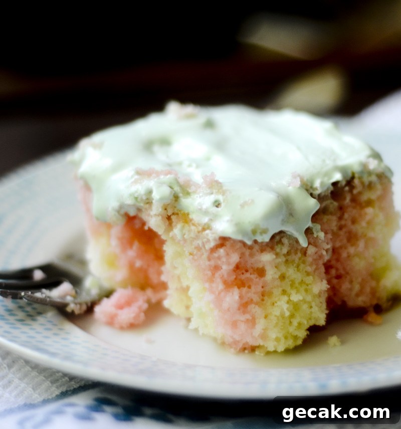 Watermelon Poke Cake 005