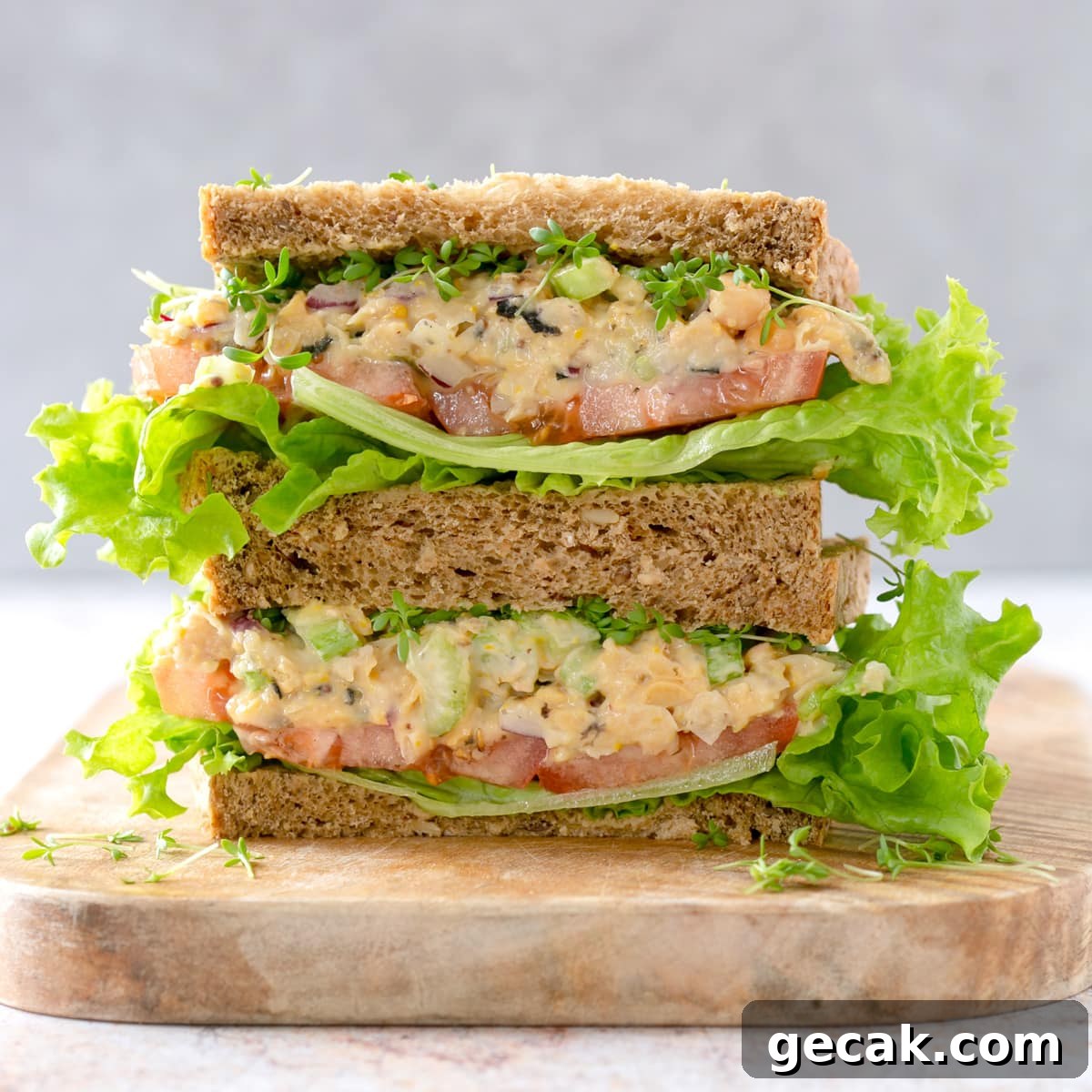 Image for No-Tuna Chickpea Salad Sandwich