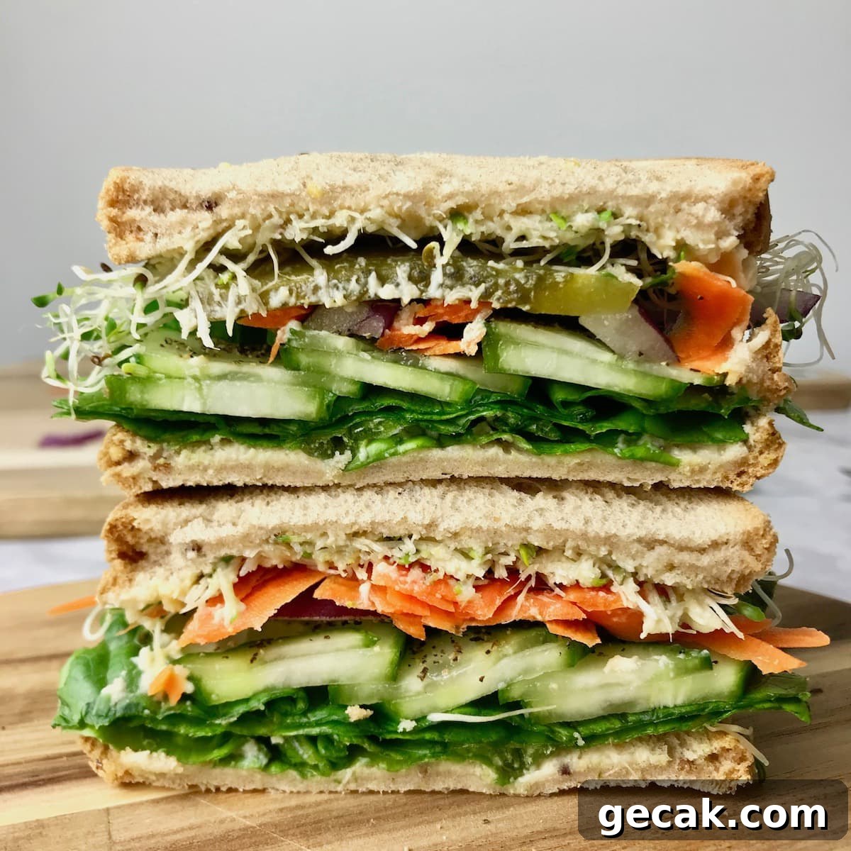 Image for Cucumber Hummus Sandwich