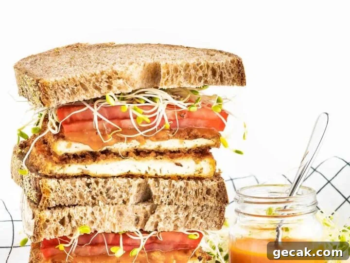 Image for Buffalo Tofu Sandwich - Plant-Based on a Budget