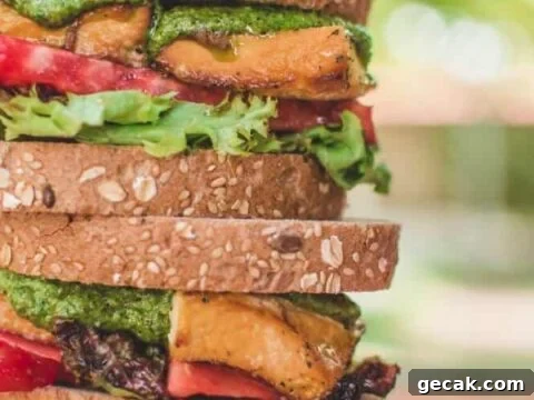 Image for Tofu & Pesto Sandwich - Plant-Based on a Budget